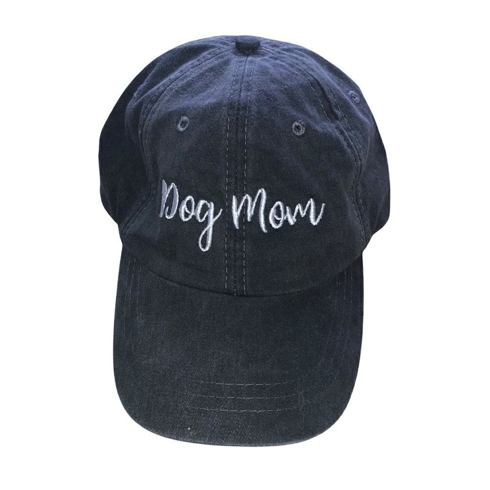 Adams Dog Mom Grey & White Baseball Hat